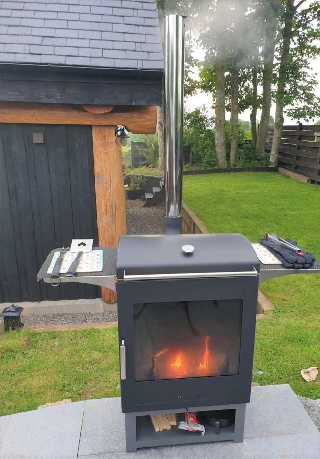 Rowanlea Lodge With Hot Tub Marykirk Bagian luar foto